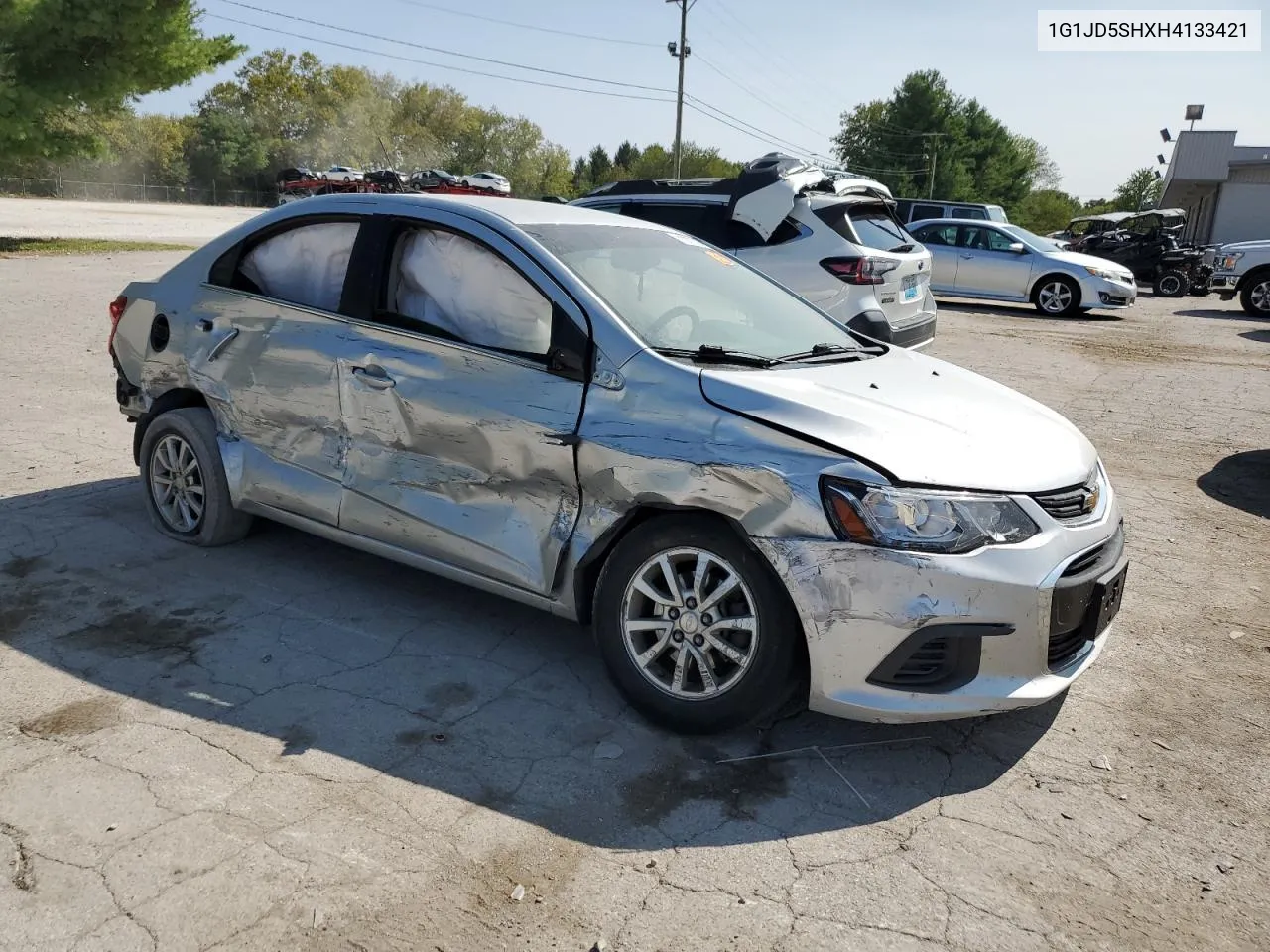 2017 Chevrolet Sonic Lt VIN: 1G1JD5SHXH4133421 Lot: 71212794