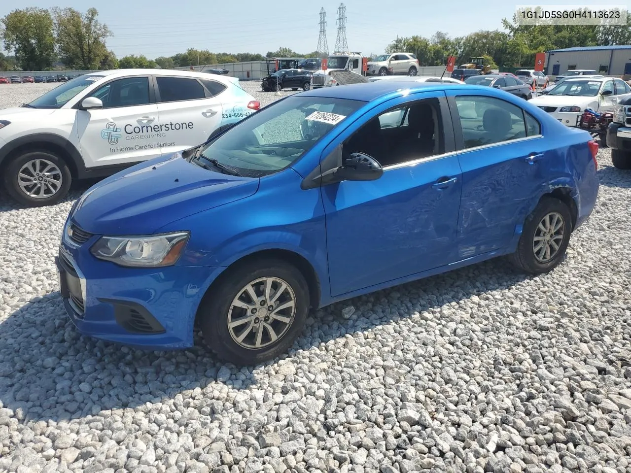 2017 Chevrolet Sonic Lt VIN: 1G1JD5SG0H4113623 Lot: 71264224