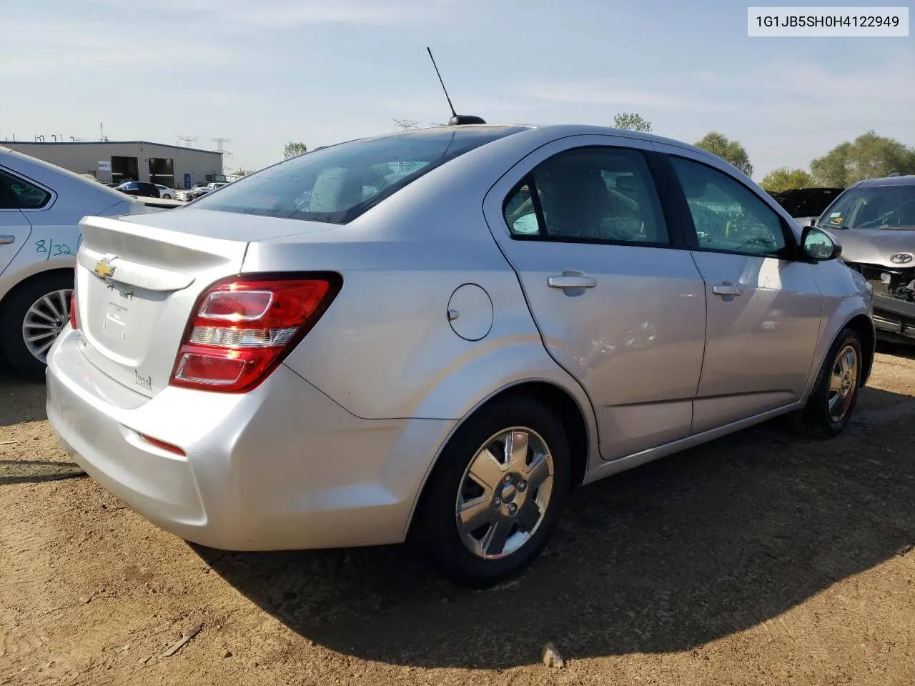 1G1JB5SH0H4122949 2017 Chevrolet Sonic Ls