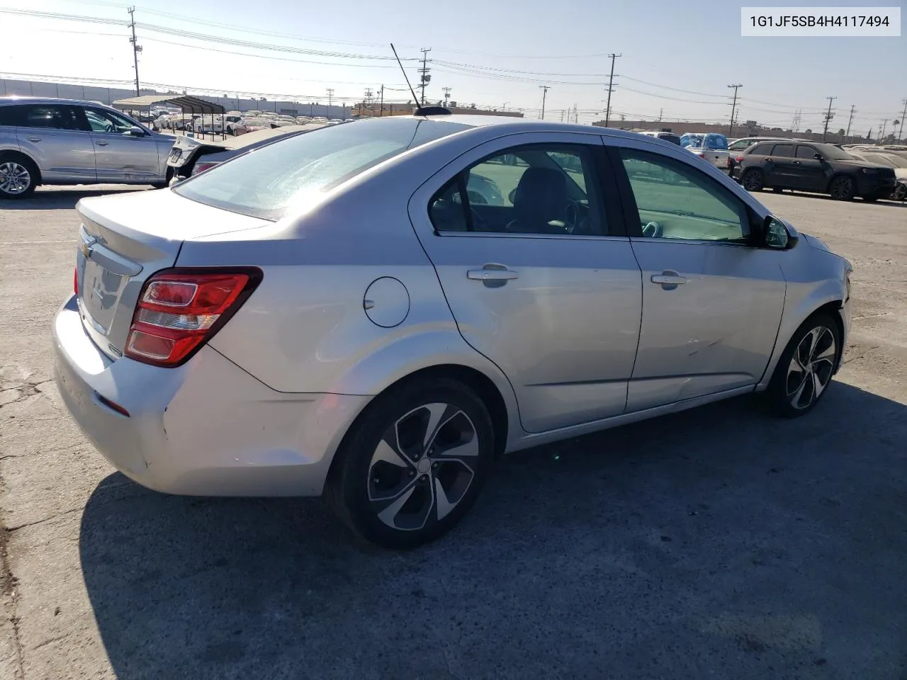 2017 Chevrolet Sonic Premier VIN: 1G1JF5SB4H4117494 Lot: 72099154