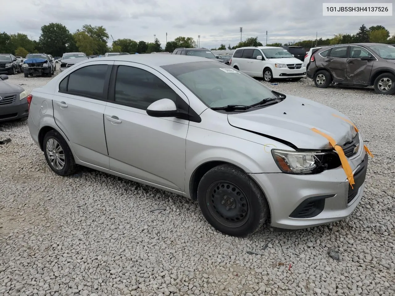 2017 Chevrolet Sonic Ls VIN: 1G1JB5SH3H4137526 Lot: 73409884