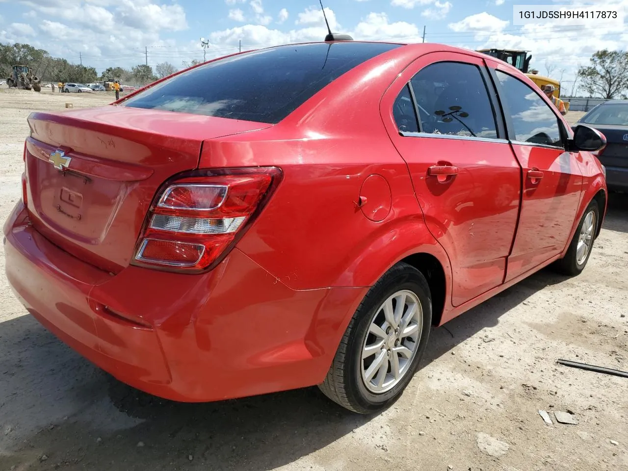 2017 Chevrolet Sonic Lt VIN: 1G1JD5SH9H4117873 Lot: 74334994