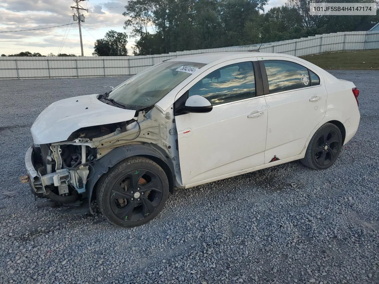 2017 Chevrolet Sonic Premier VIN: 1G1JF5SB4H4147174 Lot: 76042494