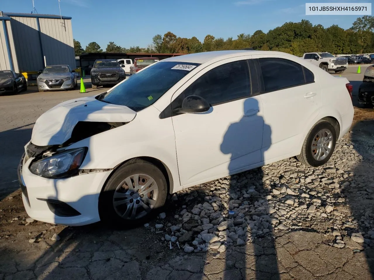 2017 Chevrolet Sonic Ls VIN: 1G1JB5SHXH4165971 Lot: 76759584