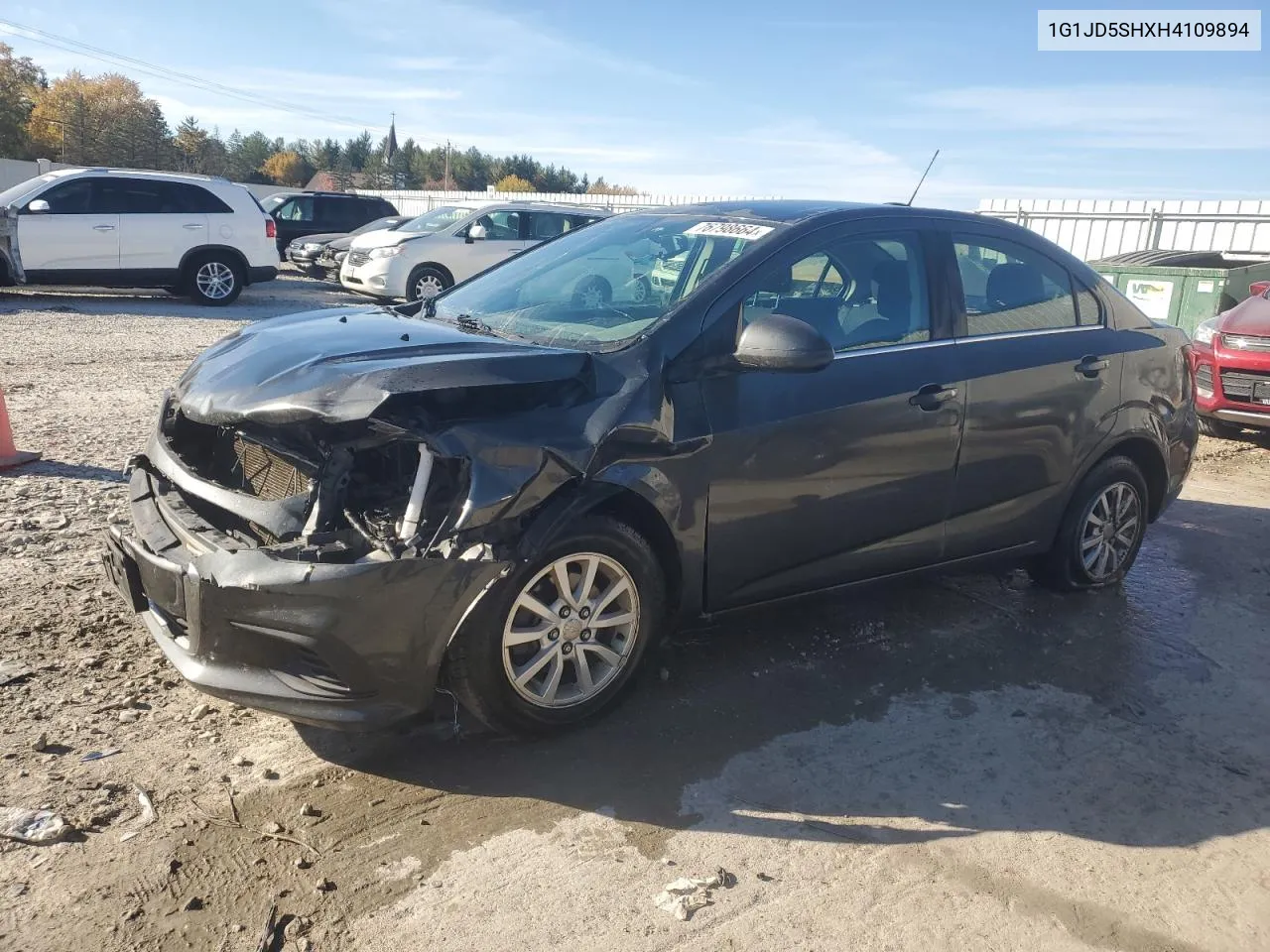 2017 Chevrolet Sonic Lt VIN: 1G1JD5SHXH4109894 Lot: 76798664