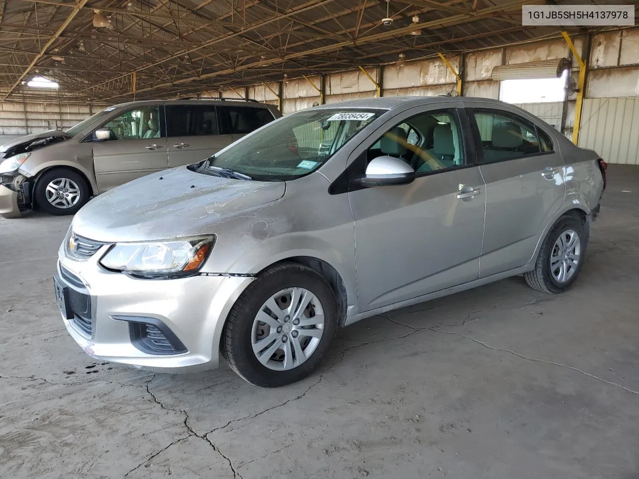 2017 Chevrolet Sonic Ls VIN: 1G1JB5SH5H4137978 Lot: 78038454