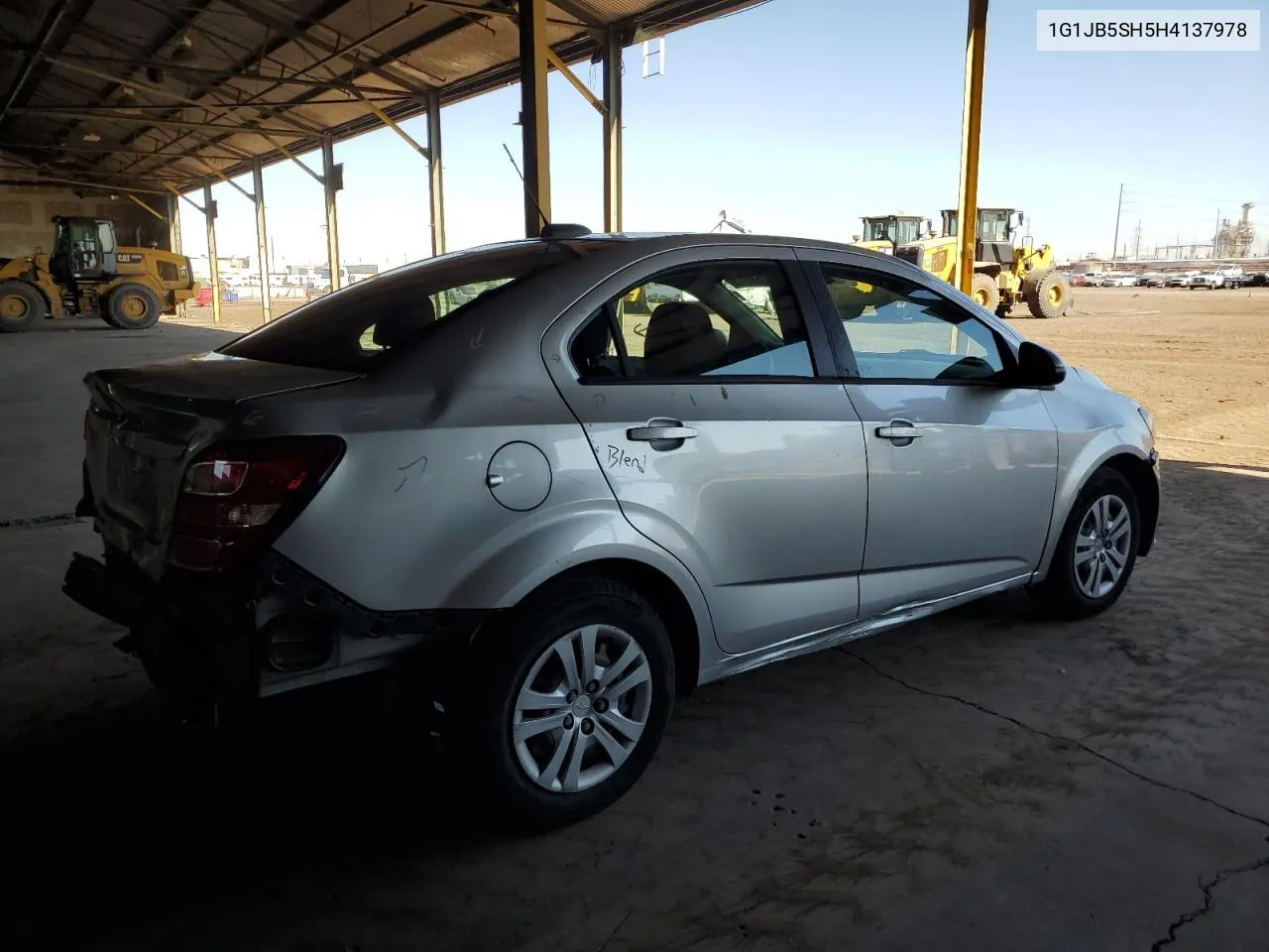 2017 Chevrolet Sonic Ls VIN: 1G1JB5SH5H4137978 Lot: 78038454