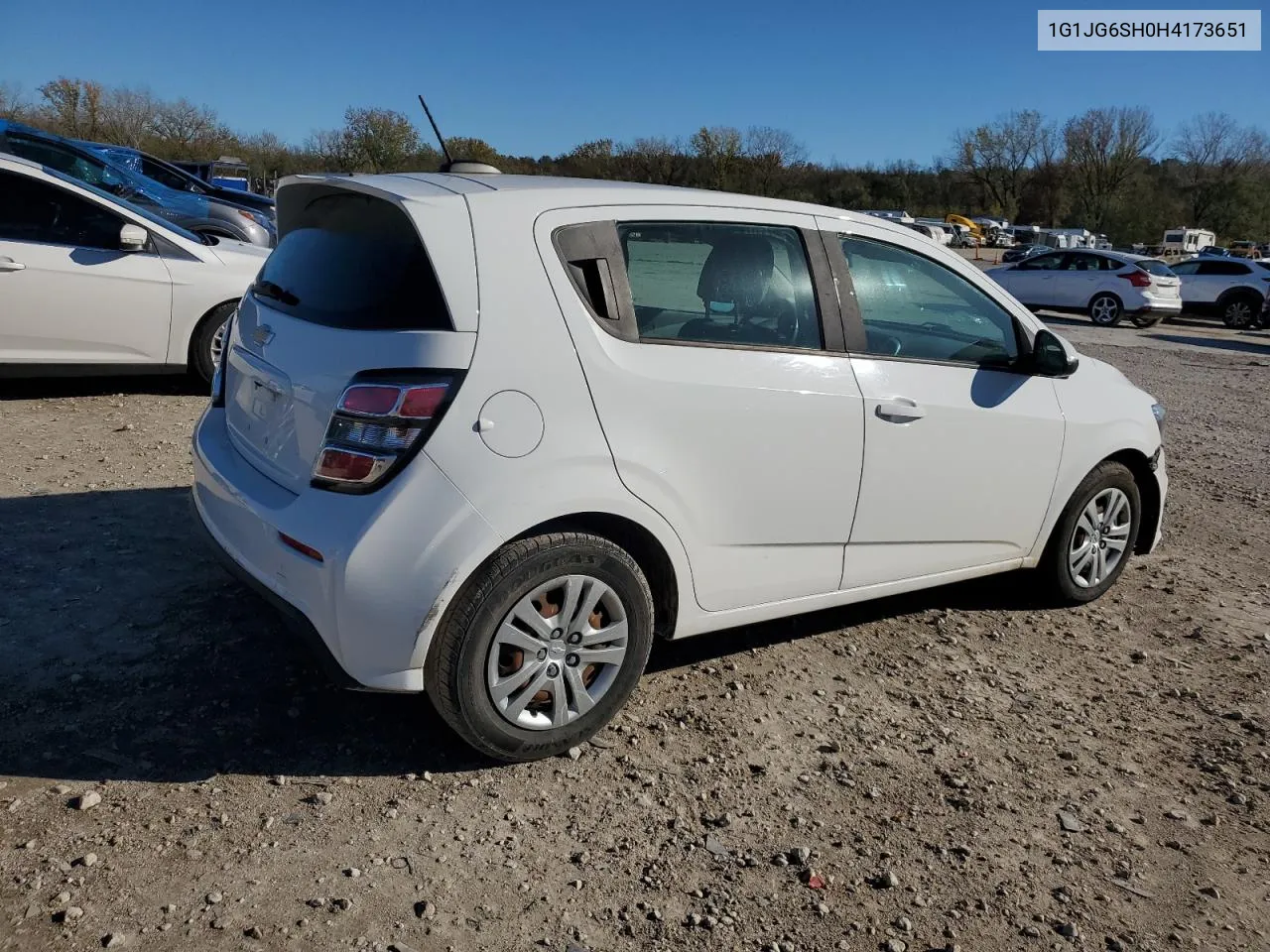 2017 Chevrolet Sonic VIN: 1G1JG6SH0H4173651 Lot: 78322424