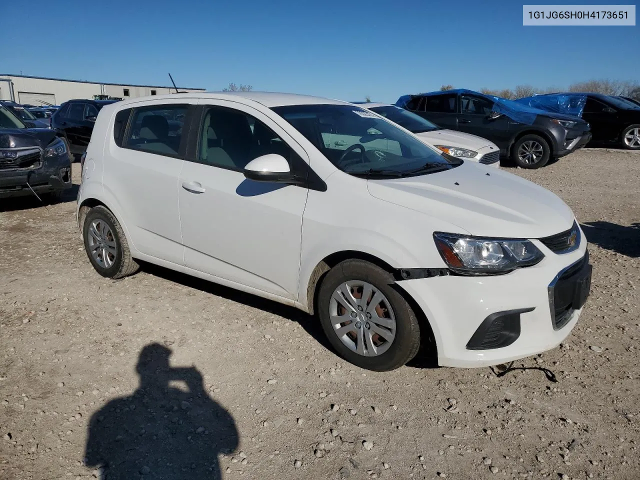 2017 Chevrolet Sonic VIN: 1G1JG6SH0H4173651 Lot: 78322424