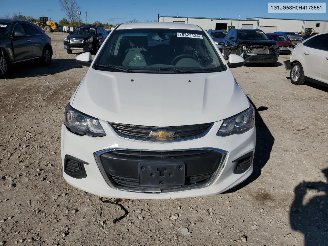 2017 Chevrolet Sonic VIN: 1G1JG6SH0H4173651 Lot: 78322424