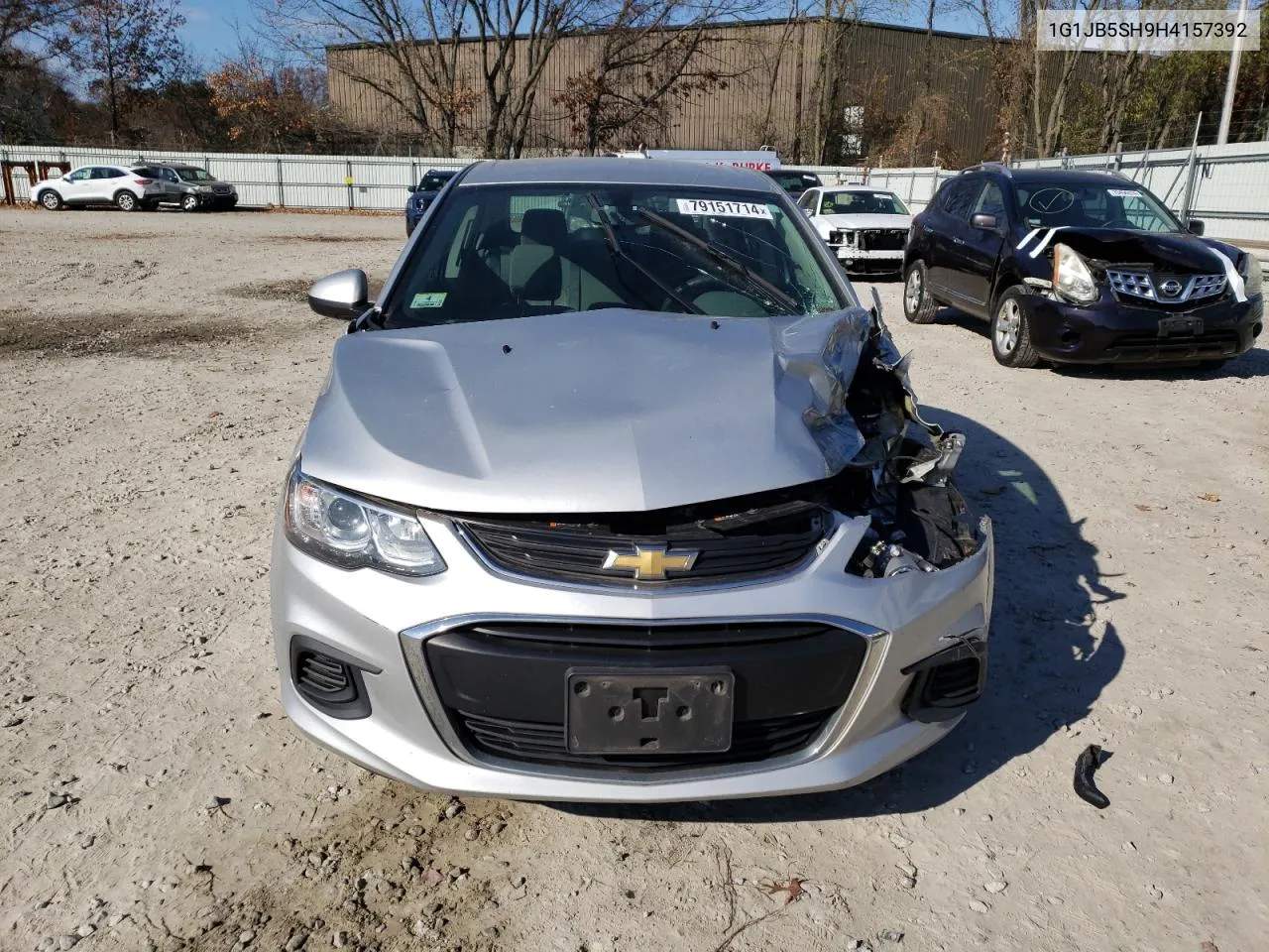 2017 Chevrolet Sonic Ls VIN: 1G1JB5SH9H4157392 Lot: 79151714