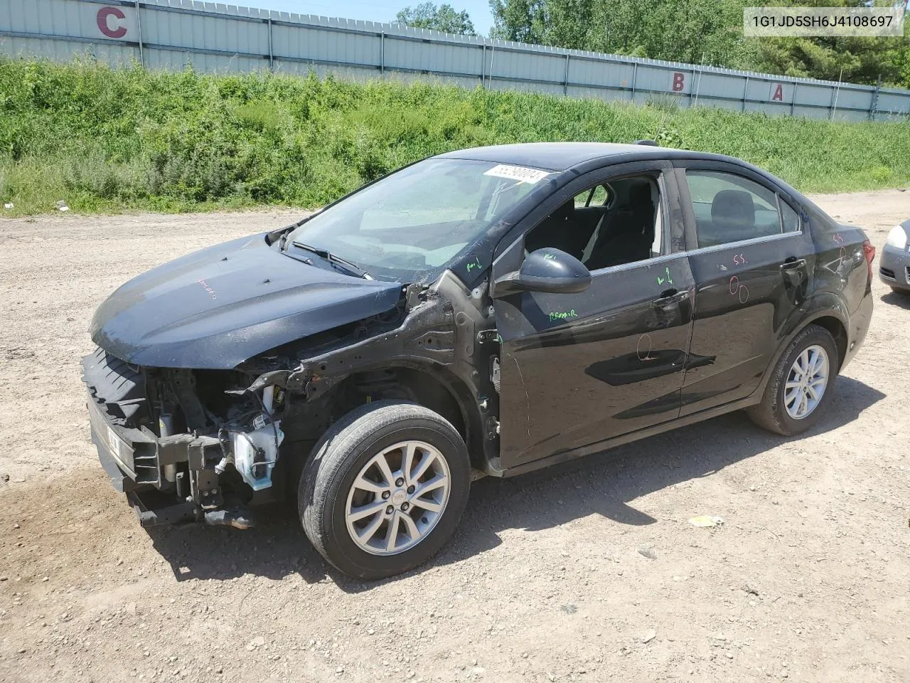 1G1JD5SH6J4108697 2018 Chevrolet Sonic Lt