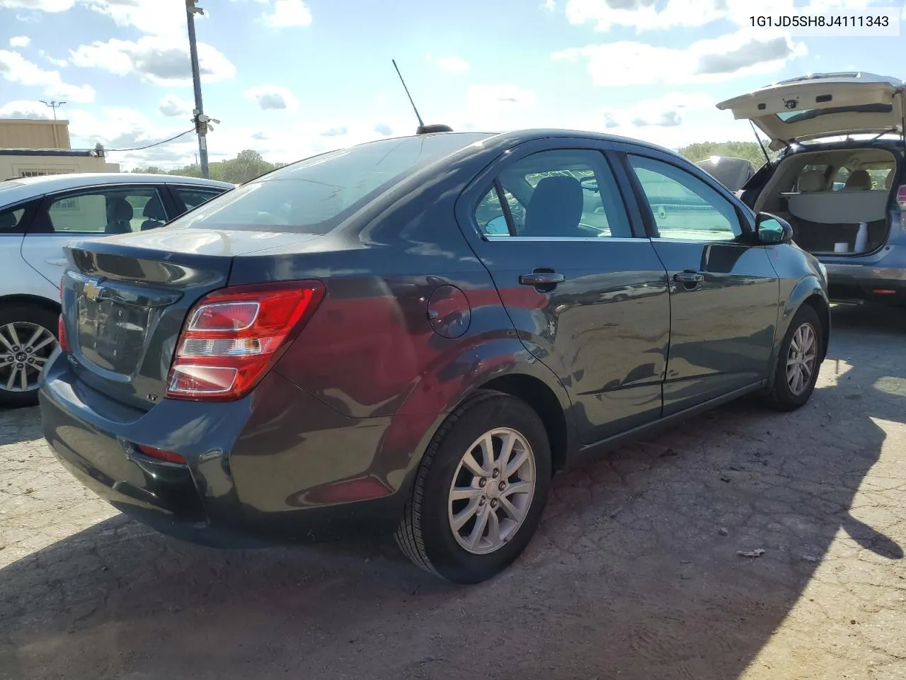 2018 Chevrolet Sonic Lt VIN: 1G1JD5SH8J4111343 Lot: 57975324