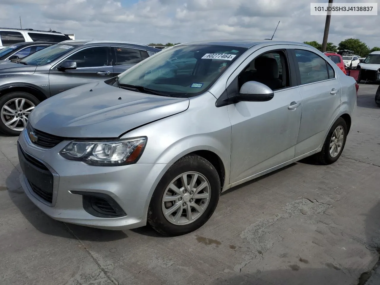 2018 Chevrolet Sonic Lt VIN: 1G1JD5SH3J4138837 Lot: 60277464