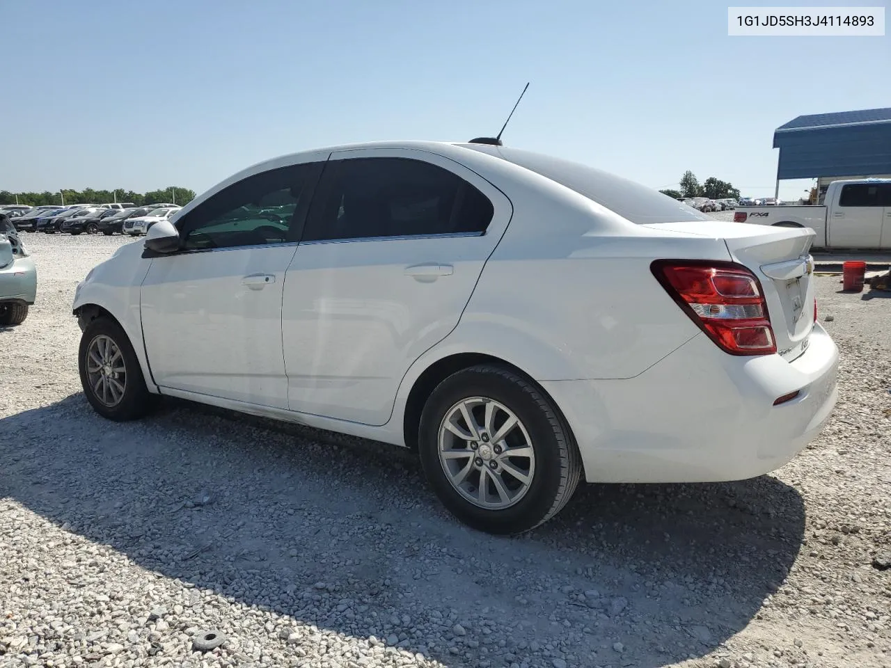 2018 Chevrolet Sonic Lt VIN: 1G1JD5SH3J4114893 Lot: 61393004