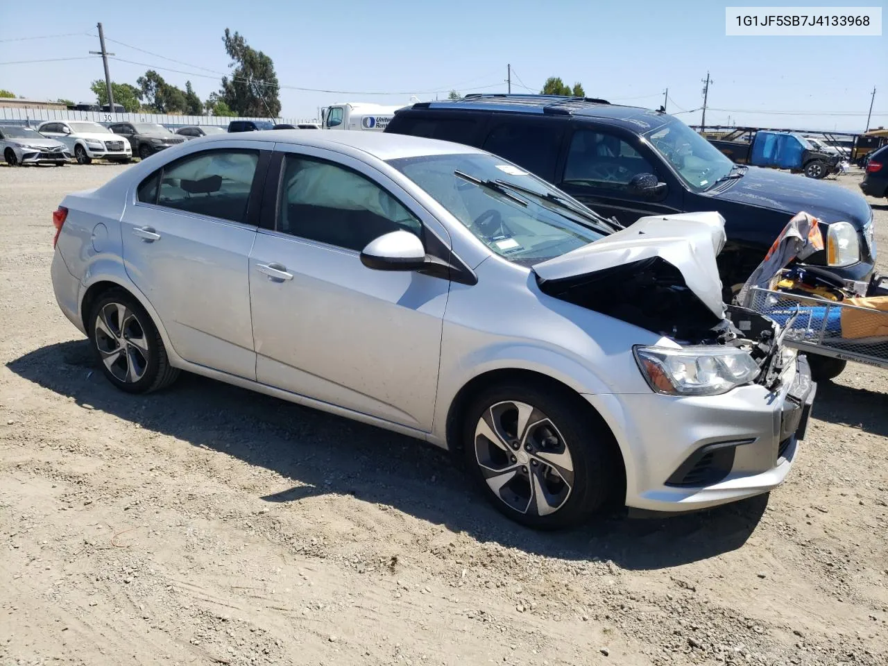 2018 Chevrolet Sonic Premier VIN: 1G1JF5SB7J4133968 Lot: 62277014