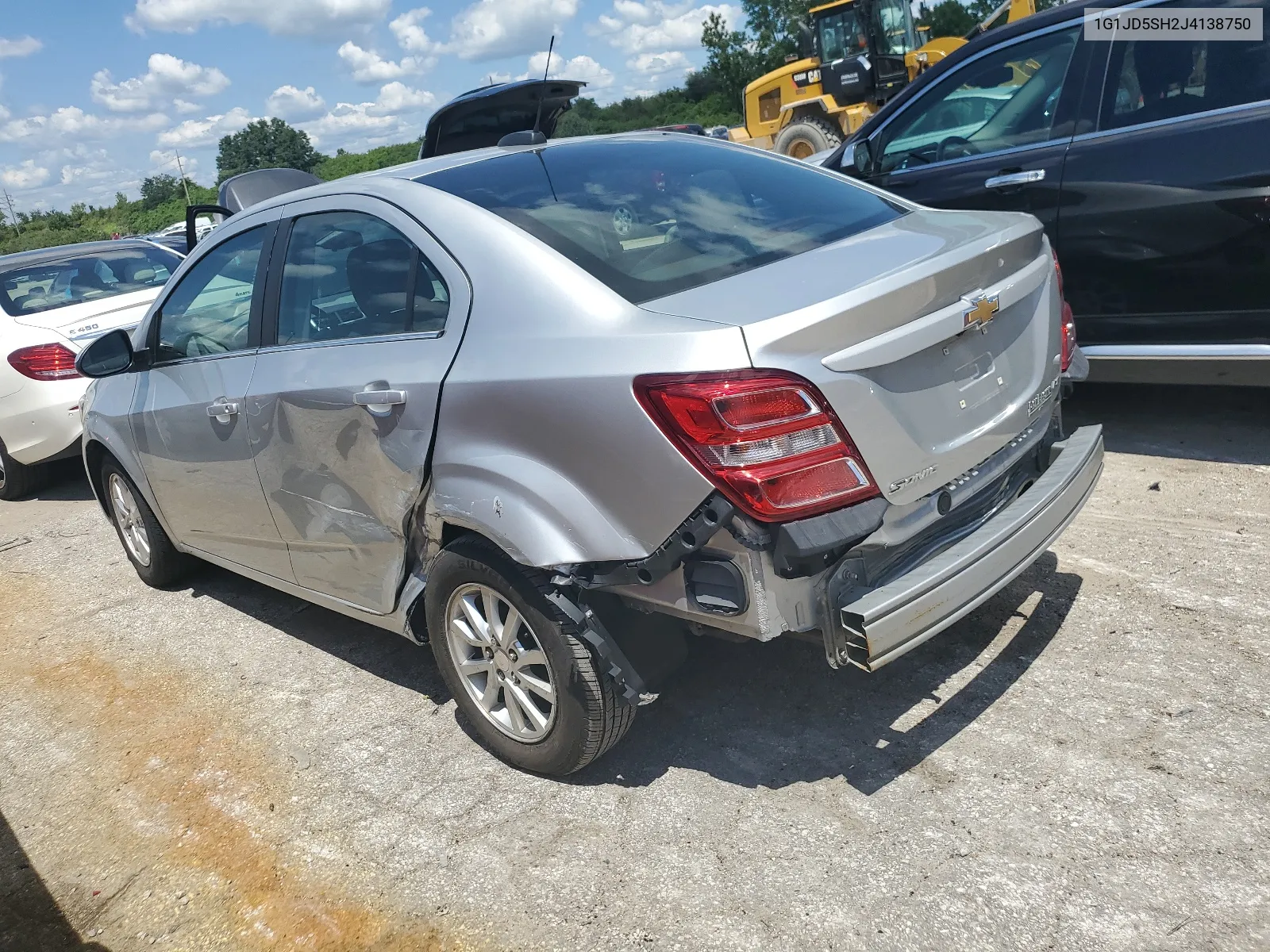 2018 Chevrolet Sonic Lt VIN: 1G1JD5SH2J4138750 Lot: 63911064