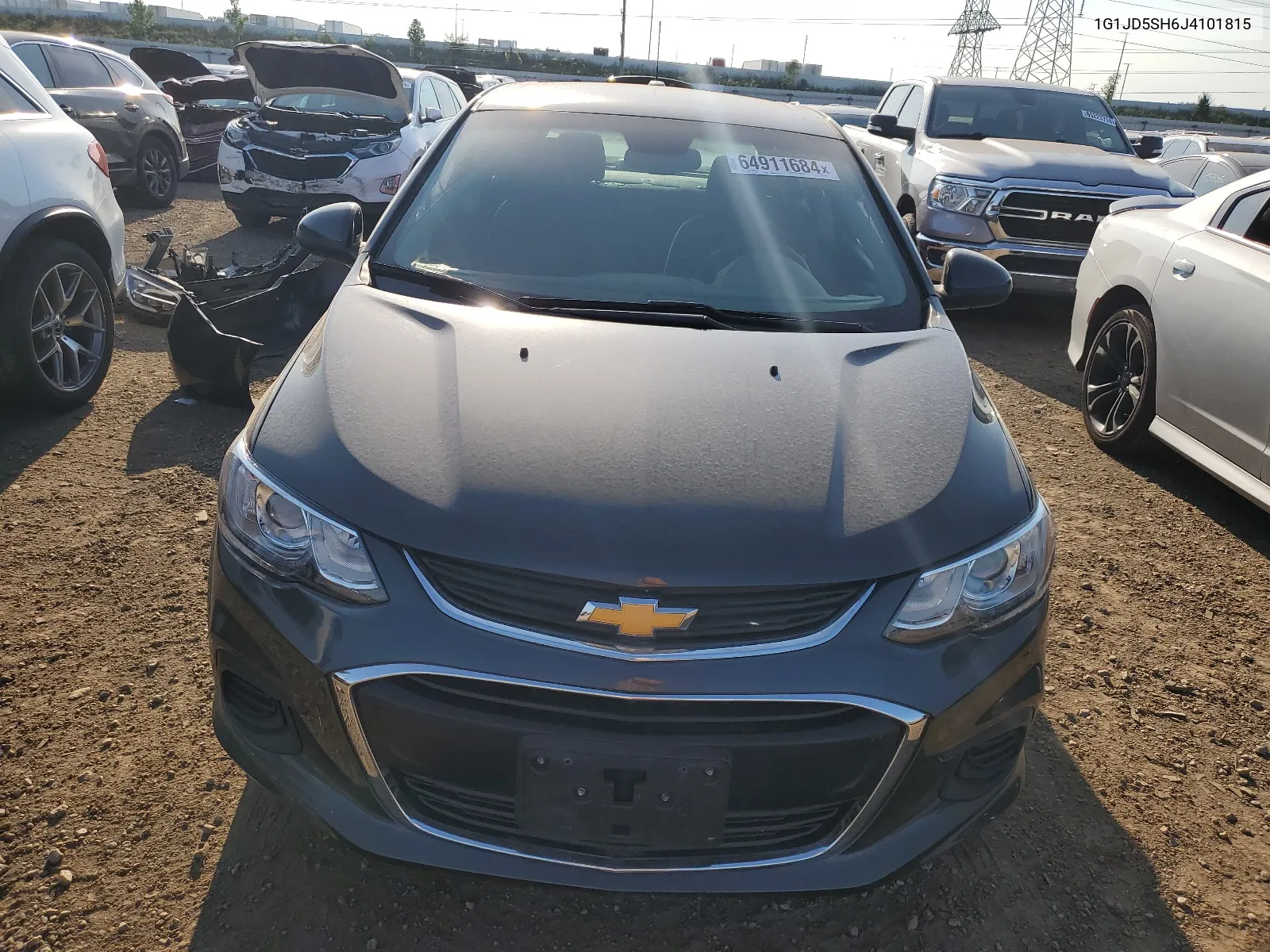 1G1JD5SH6J4101815 2018 Chevrolet Sonic Lt