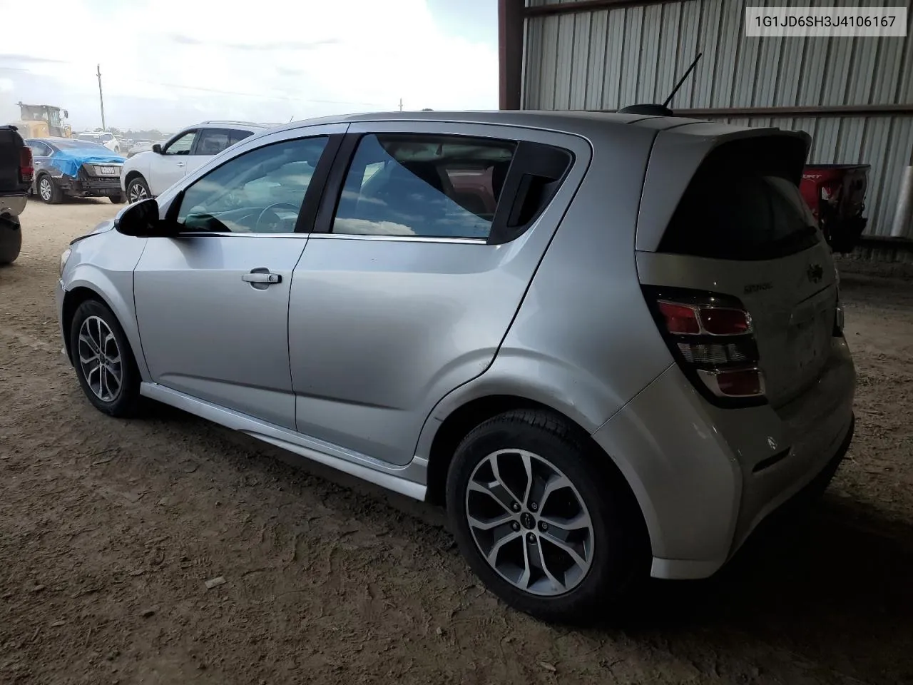 2018 Chevrolet Sonic Lt VIN: 1G1JD6SH3J4106167 Lot: 65555334