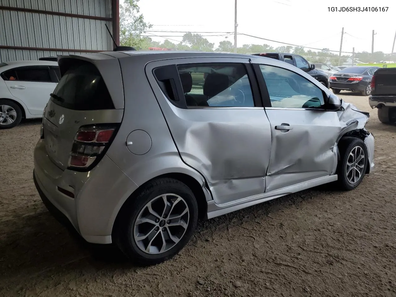 2018 Chevrolet Sonic Lt VIN: 1G1JD6SH3J4106167 Lot: 65555334