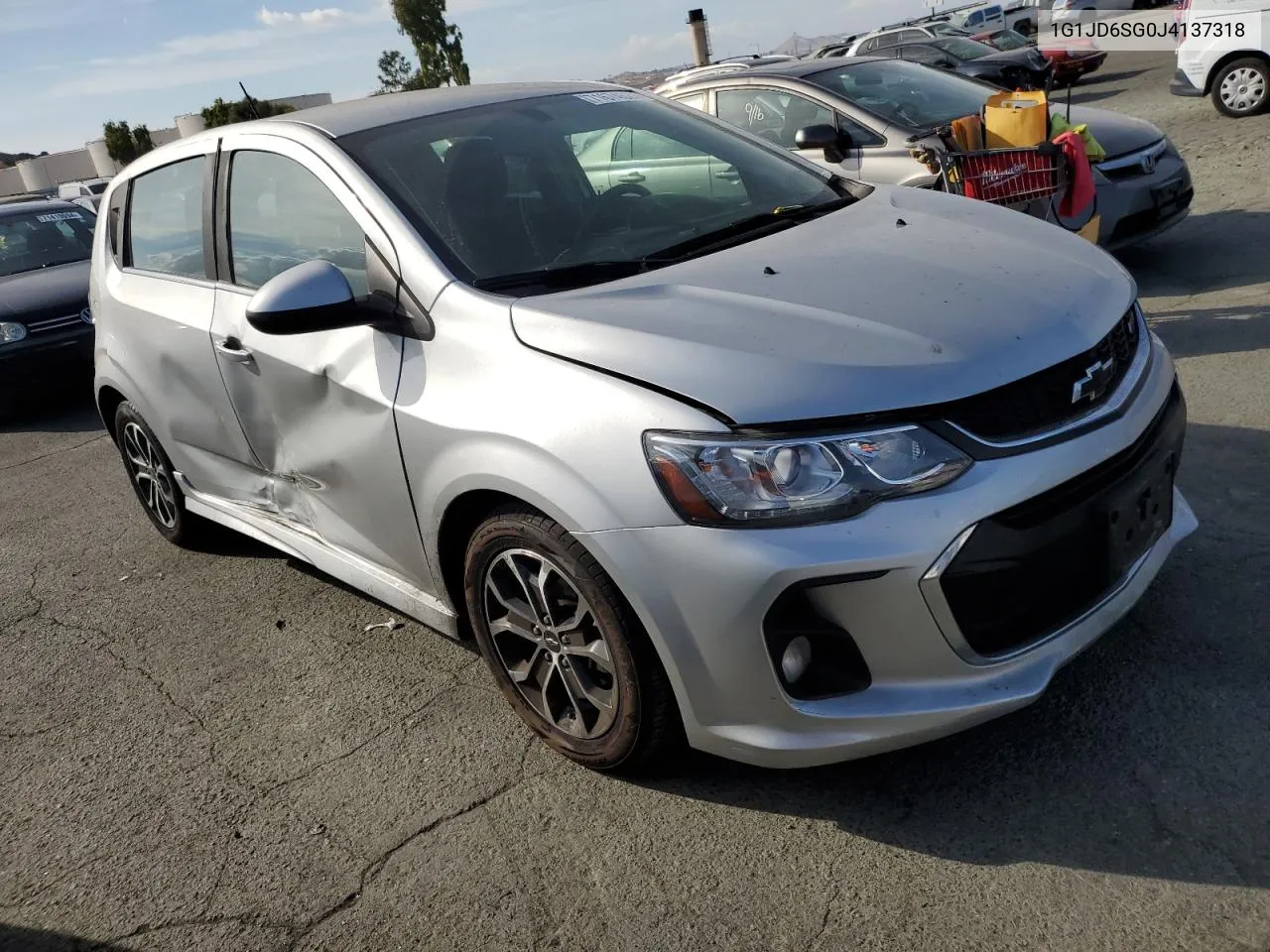 2018 Chevrolet Sonic Lt VIN: 1G1JD6SG0J4137318 Lot: 71674524