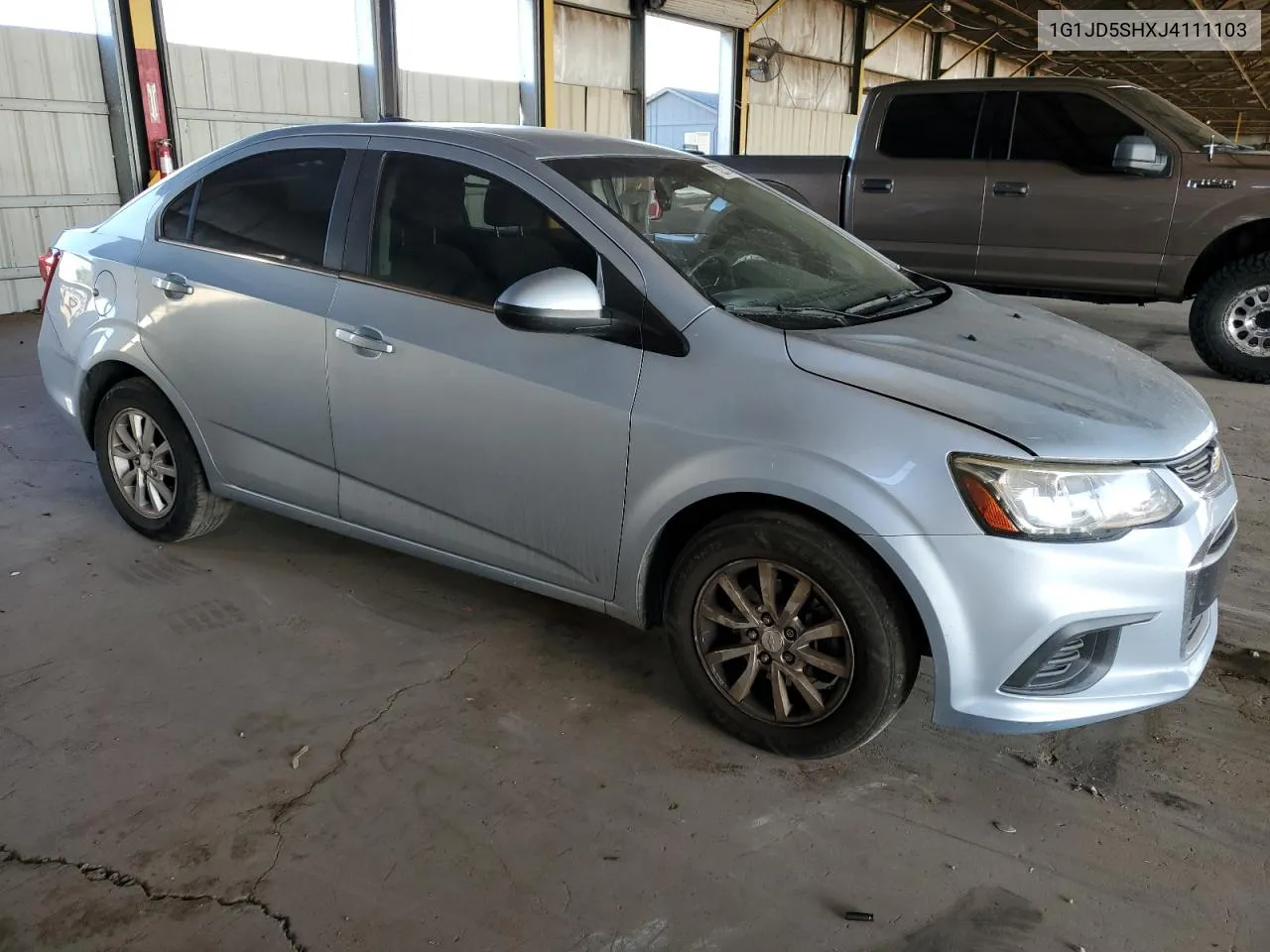 2018 Chevrolet Sonic Lt VIN: 1G1JD5SHXJ4111103 Lot: 73237374