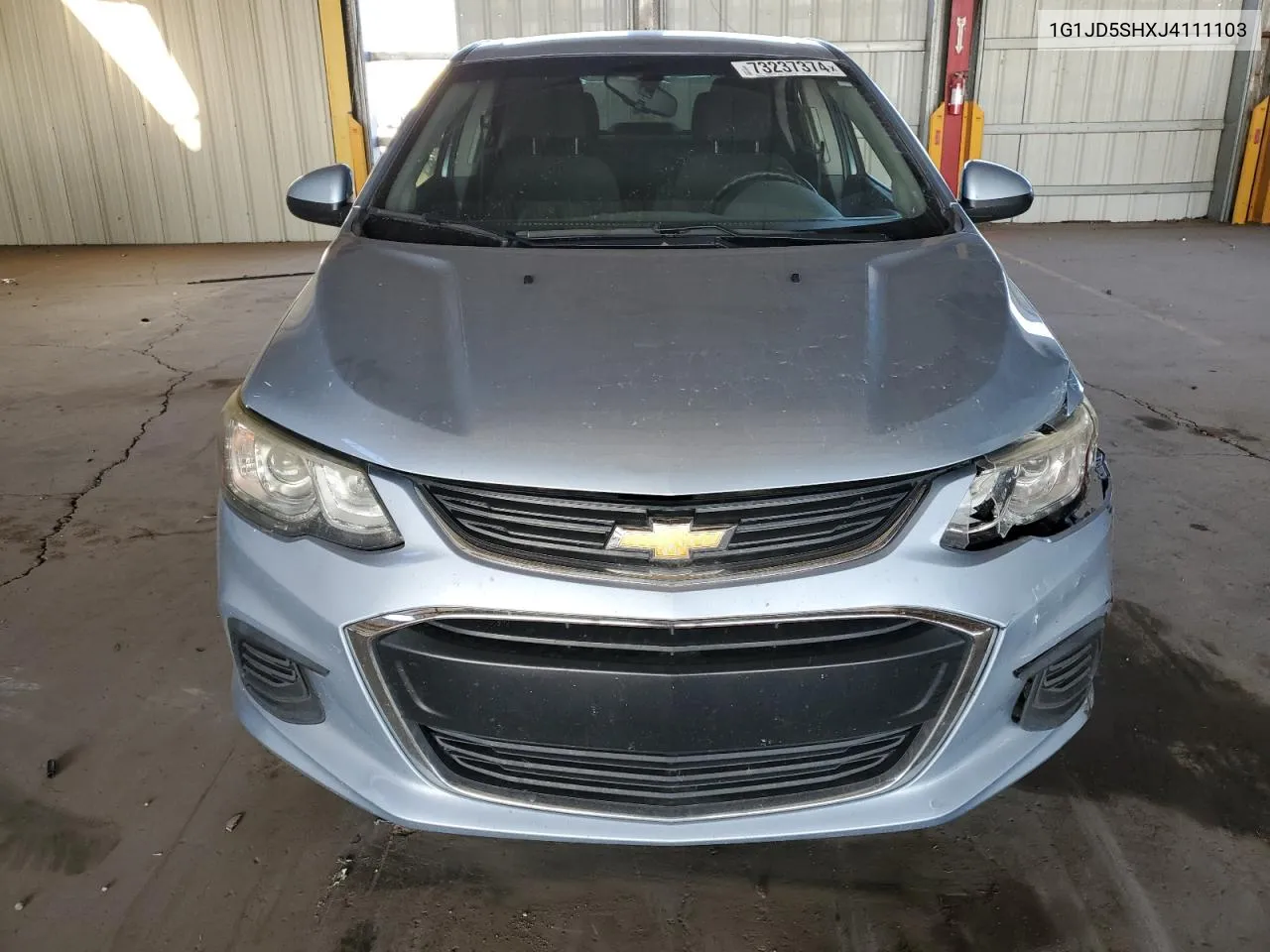 2018 Chevrolet Sonic Lt VIN: 1G1JD5SHXJ4111103 Lot: 73237374