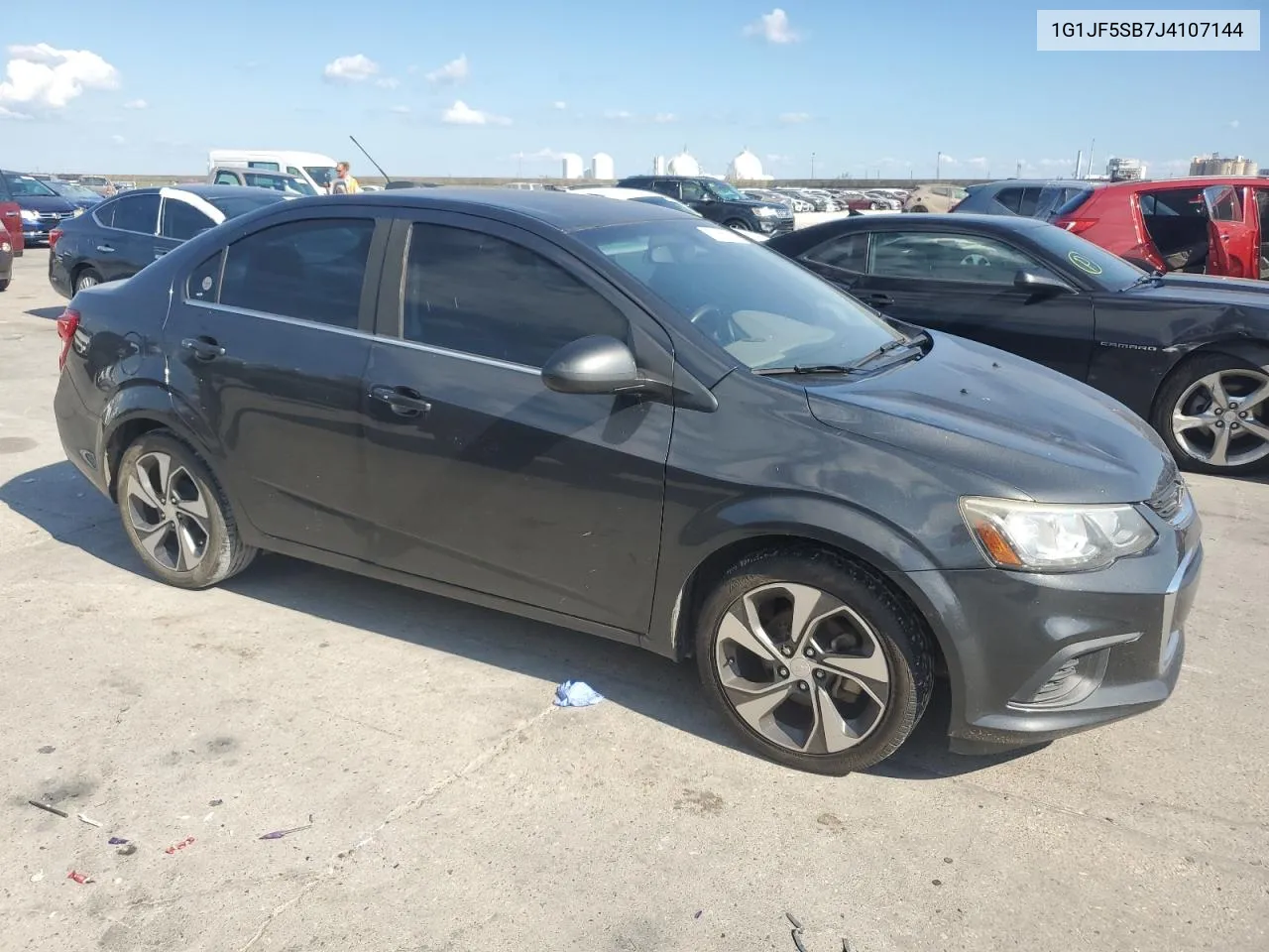 2018 Chevrolet Sonic Premier VIN: 1G1JF5SB7J4107144 Lot: 73365714