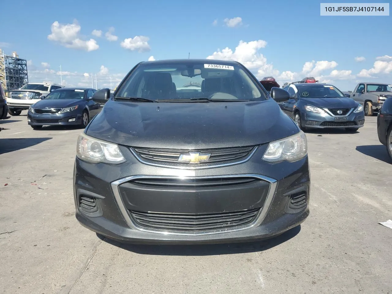 2018 Chevrolet Sonic Premier VIN: 1G1JF5SB7J4107144 Lot: 73365714