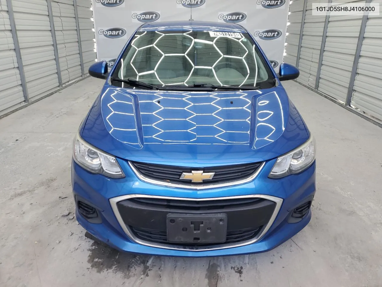 2018 Chevrolet Sonic Lt VIN: 1G1JD5SH8J4106000 Lot: 74513194