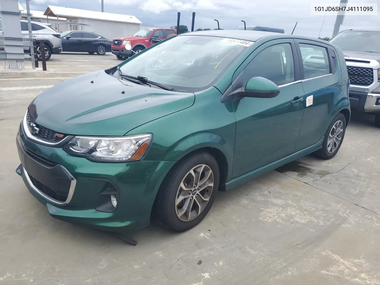 2018 Chevrolet Sonic Lt VIN: 1G1JD6SH7J4111095 Lot: 74577484