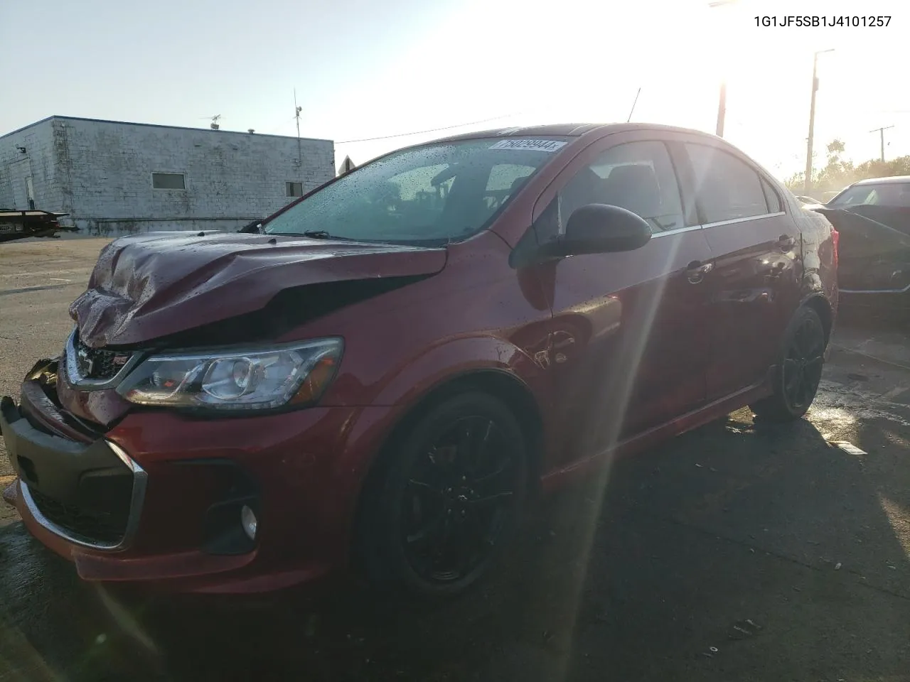 1G1JF5SB1J4101257 2018 Chevrolet Sonic Premier