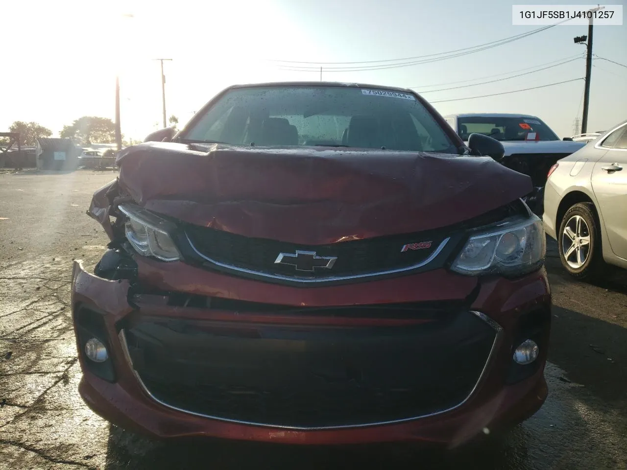 1G1JF5SB1J4101257 2018 Chevrolet Sonic Premier