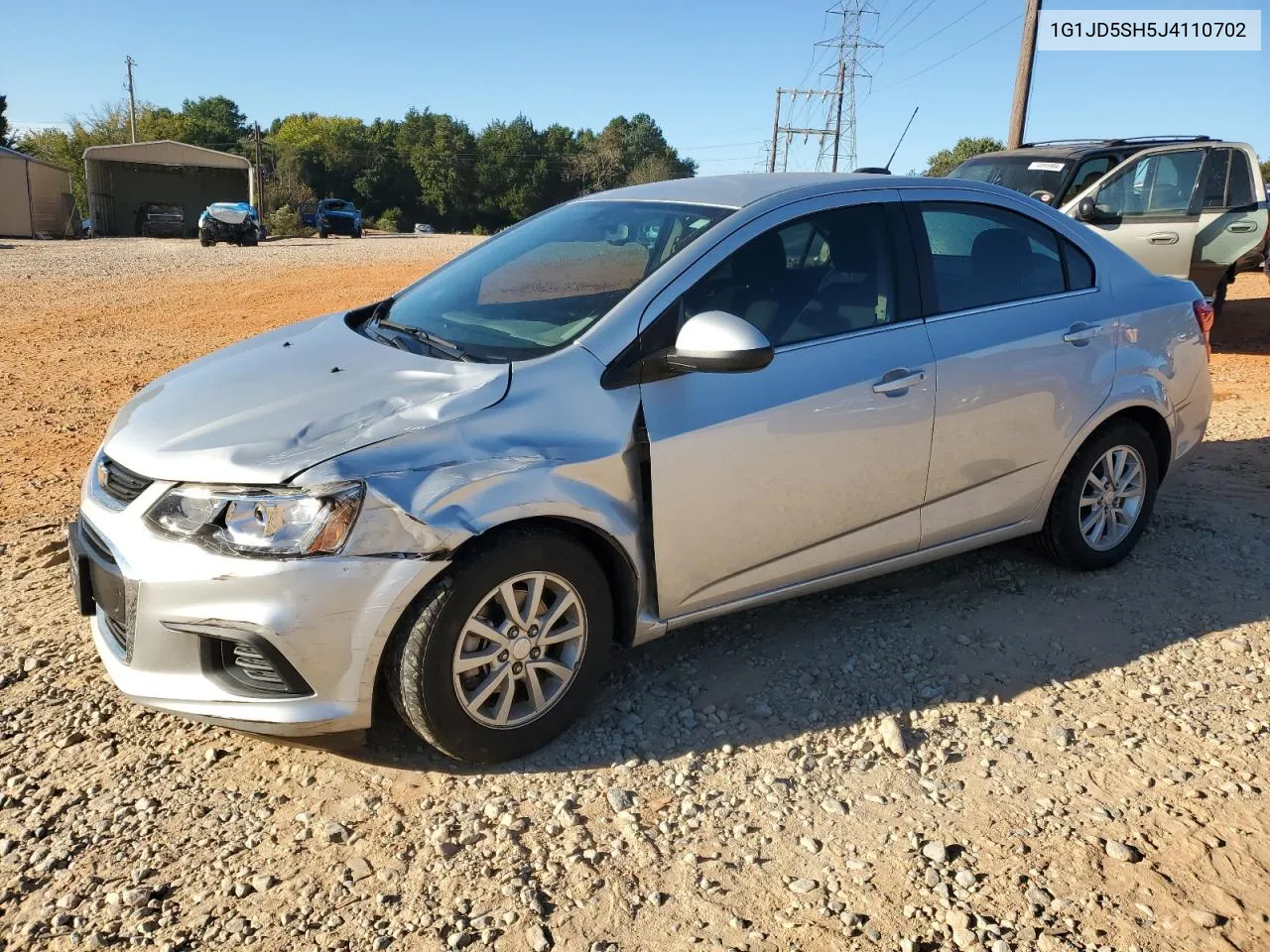 2018 Chevrolet Sonic Lt VIN: 1G1JD5SH5J4110702 Lot: 75388424