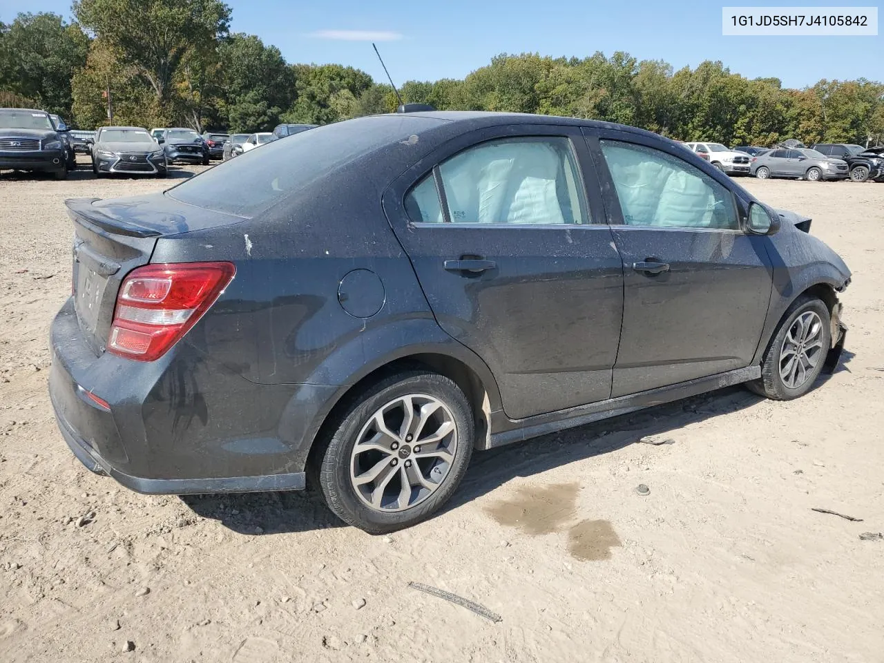 2018 Chevrolet Sonic Lt VIN: 1G1JD5SH7J4105842 Lot: 76524304