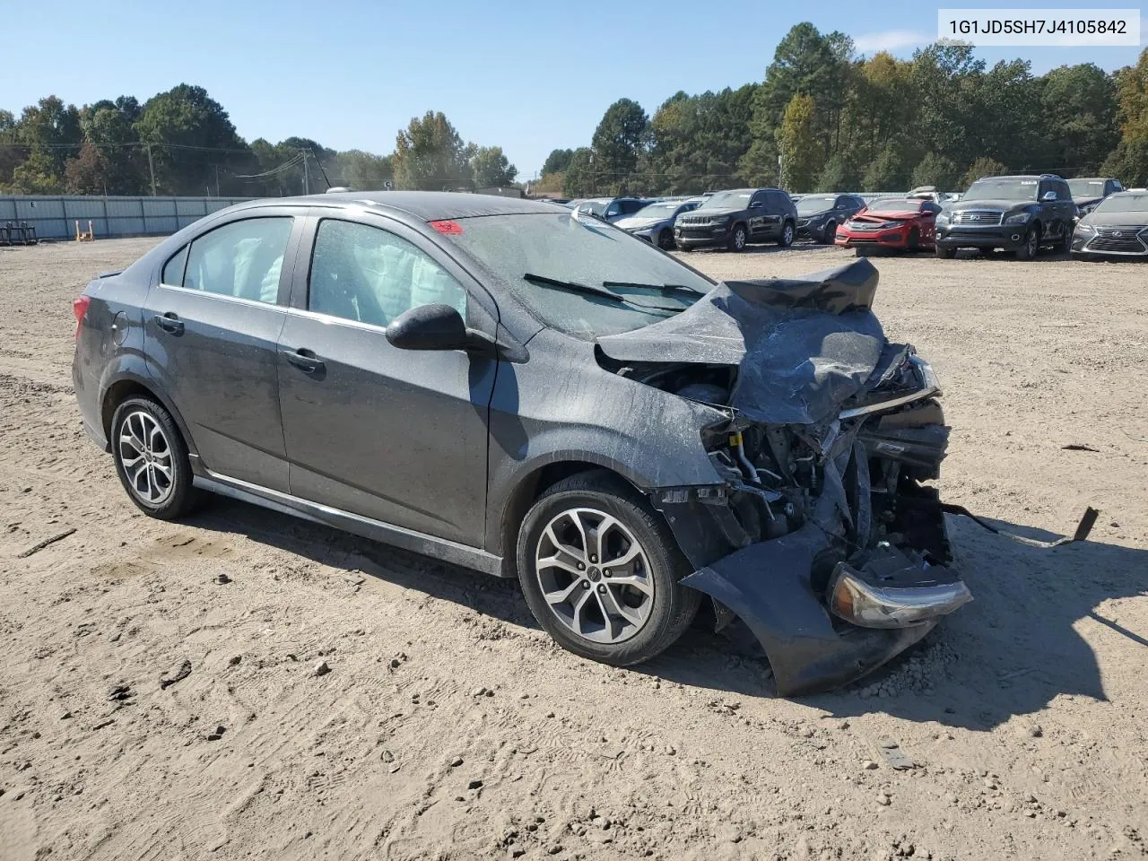 2018 Chevrolet Sonic Lt VIN: 1G1JD5SH7J4105842 Lot: 76524304