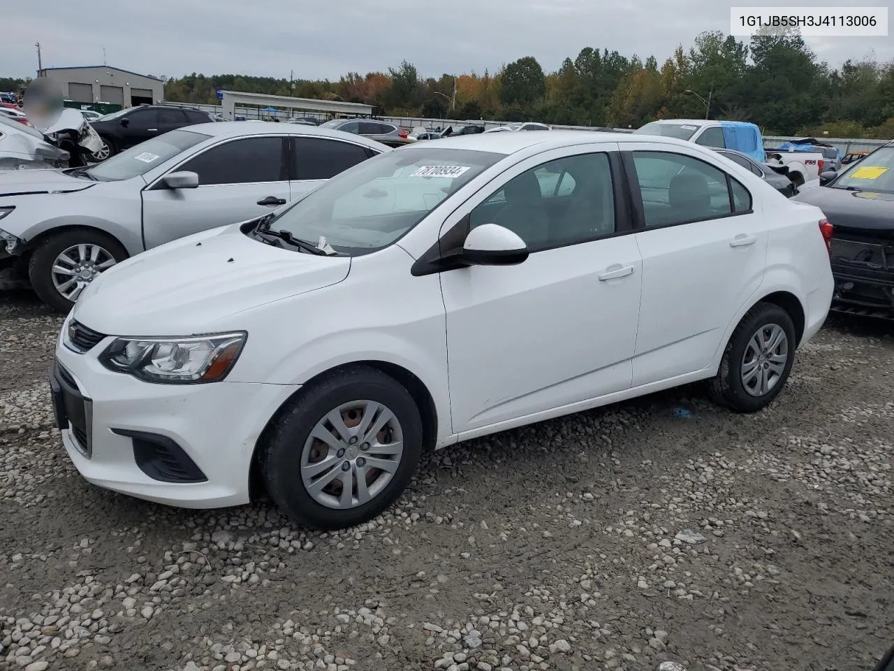 2018 Chevrolet Sonic Ls VIN: 1G1JB5SH3J4113006 Lot: 78708934