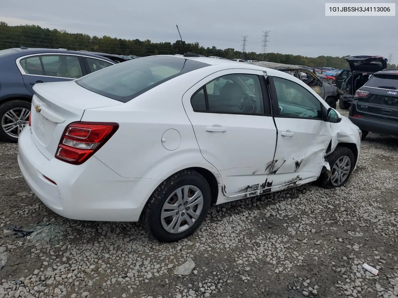 2018 Chevrolet Sonic Ls VIN: 1G1JB5SH3J4113006 Lot: 78708934