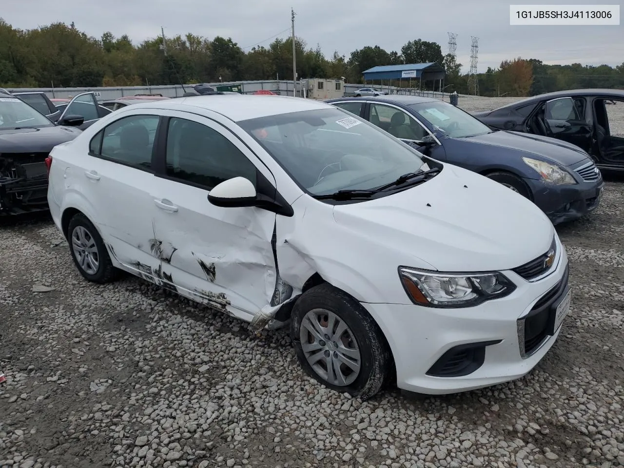 2018 Chevrolet Sonic Ls VIN: 1G1JB5SH3J4113006 Lot: 78708934