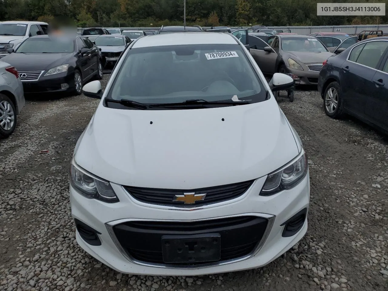 2018 Chevrolet Sonic Ls VIN: 1G1JB5SH3J4113006 Lot: 78708934