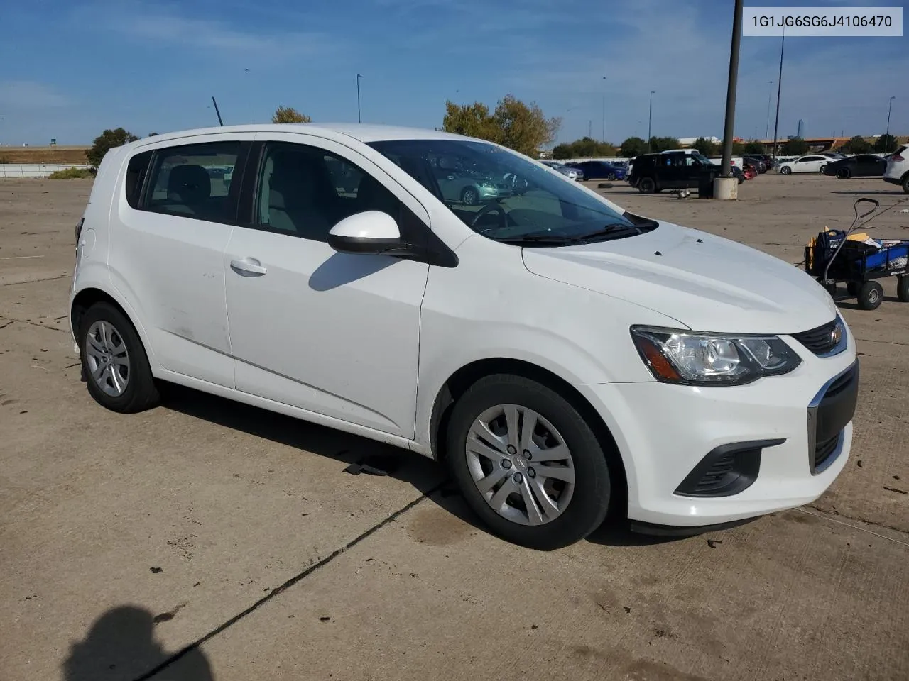 2018 Chevrolet Sonic VIN: 1G1JG6SG6J4106470 Lot: 79023134