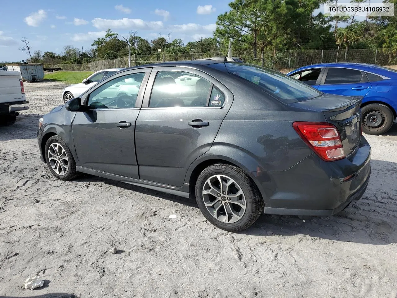 2018 Chevrolet Sonic Lt VIN: 1G1JD5SB3J4105932 Lot: 80941494