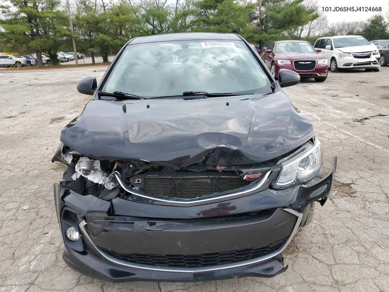 2018 Chevrolet Sonic Lt VIN: 1G1JD6SH5J4124668 Lot: 81089314