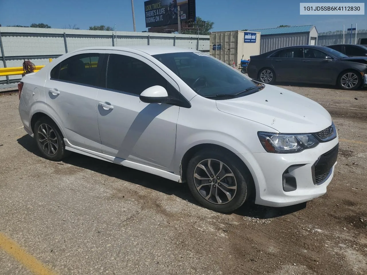 2019 Chevrolet Sonic Lt VIN: 1G1JD5SB6K4112830 Lot: 56954894