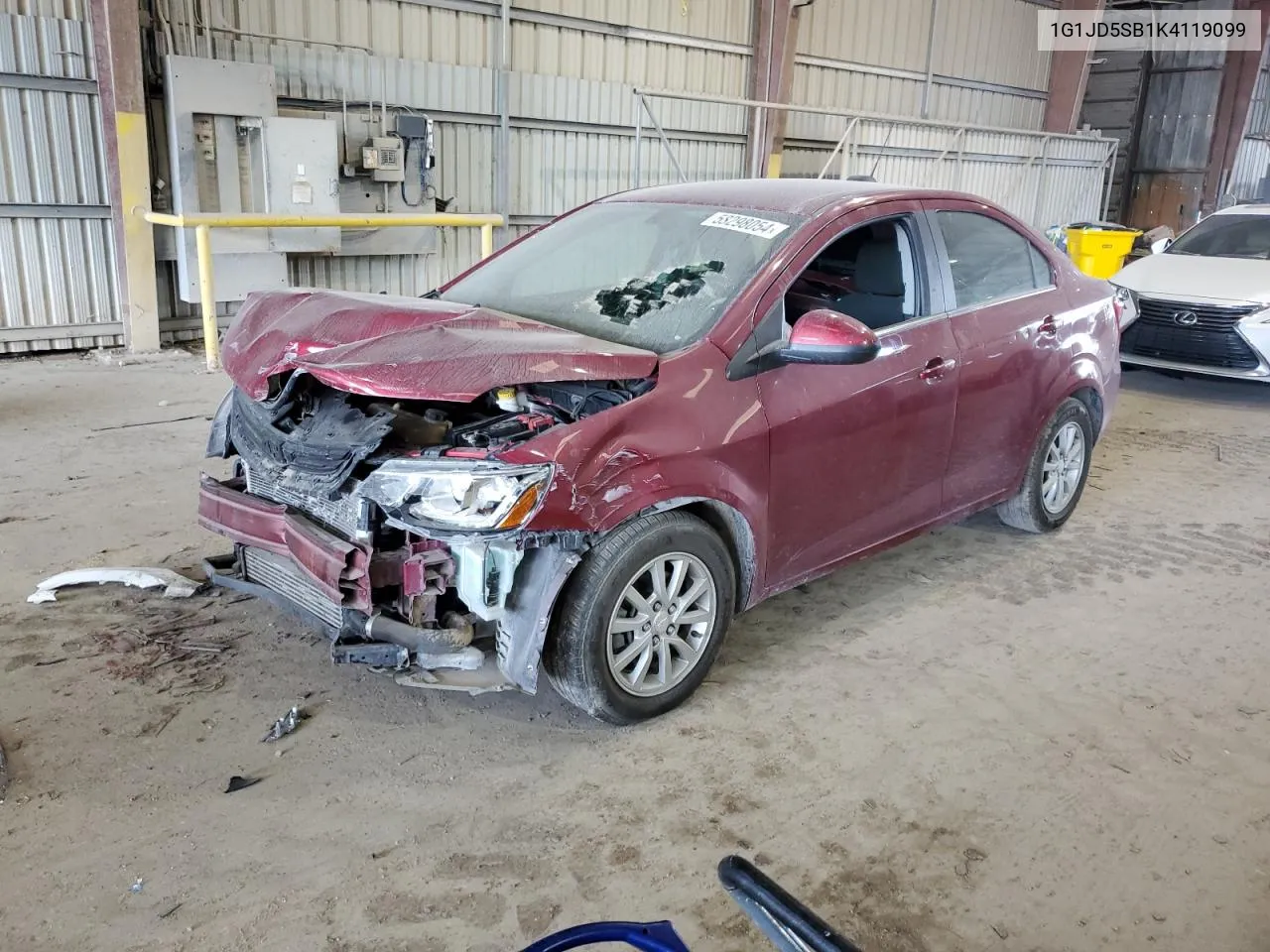 1G1JD5SB1K4119099 2019 Chevrolet Sonic Lt