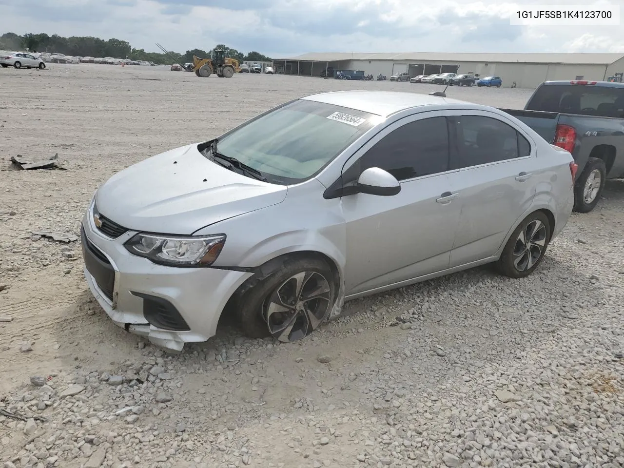 2019 Chevrolet Sonic Premier VIN: 1G1JF5SB1K4123700 Lot: 59826564