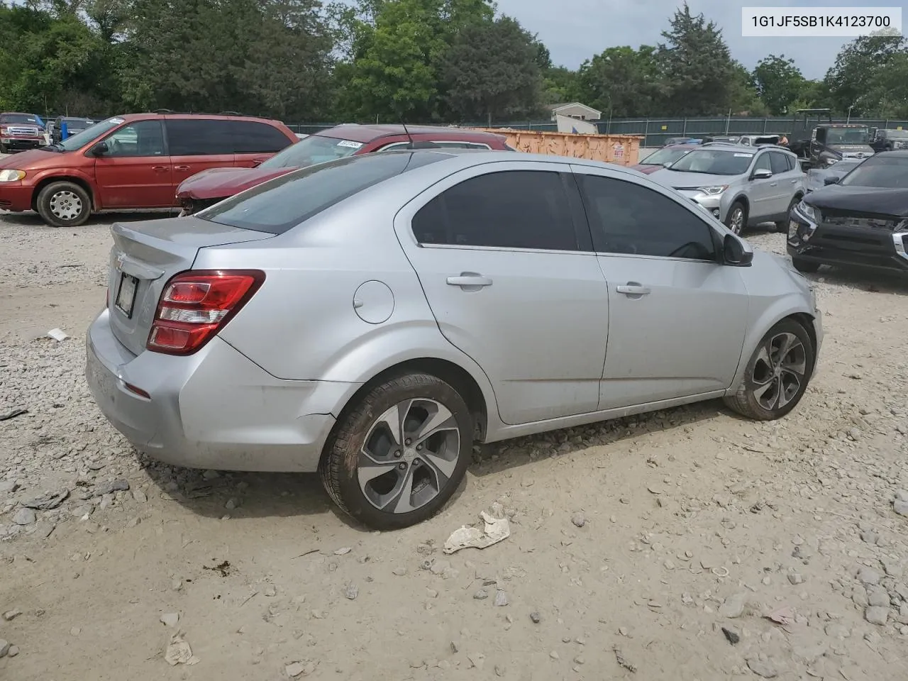 1G1JF5SB1K4123700 2019 Chevrolet Sonic Premier