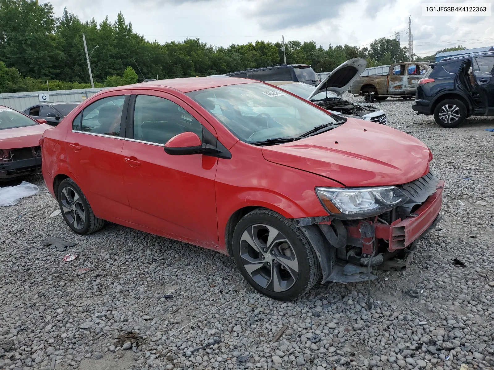 2019 Chevrolet Sonic Premier VIN: 1G1JF5SB4K4122363 Lot: 63892384