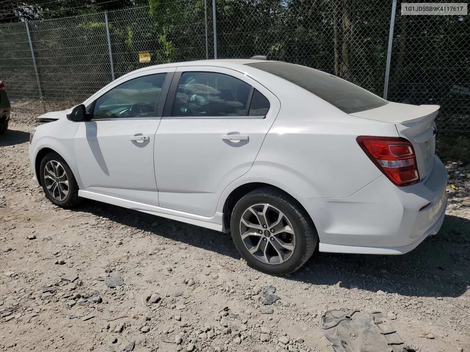 2019 Chevrolet Sonic Lt VIN: 1G1JD5SB9K4117617 Lot: 66844604