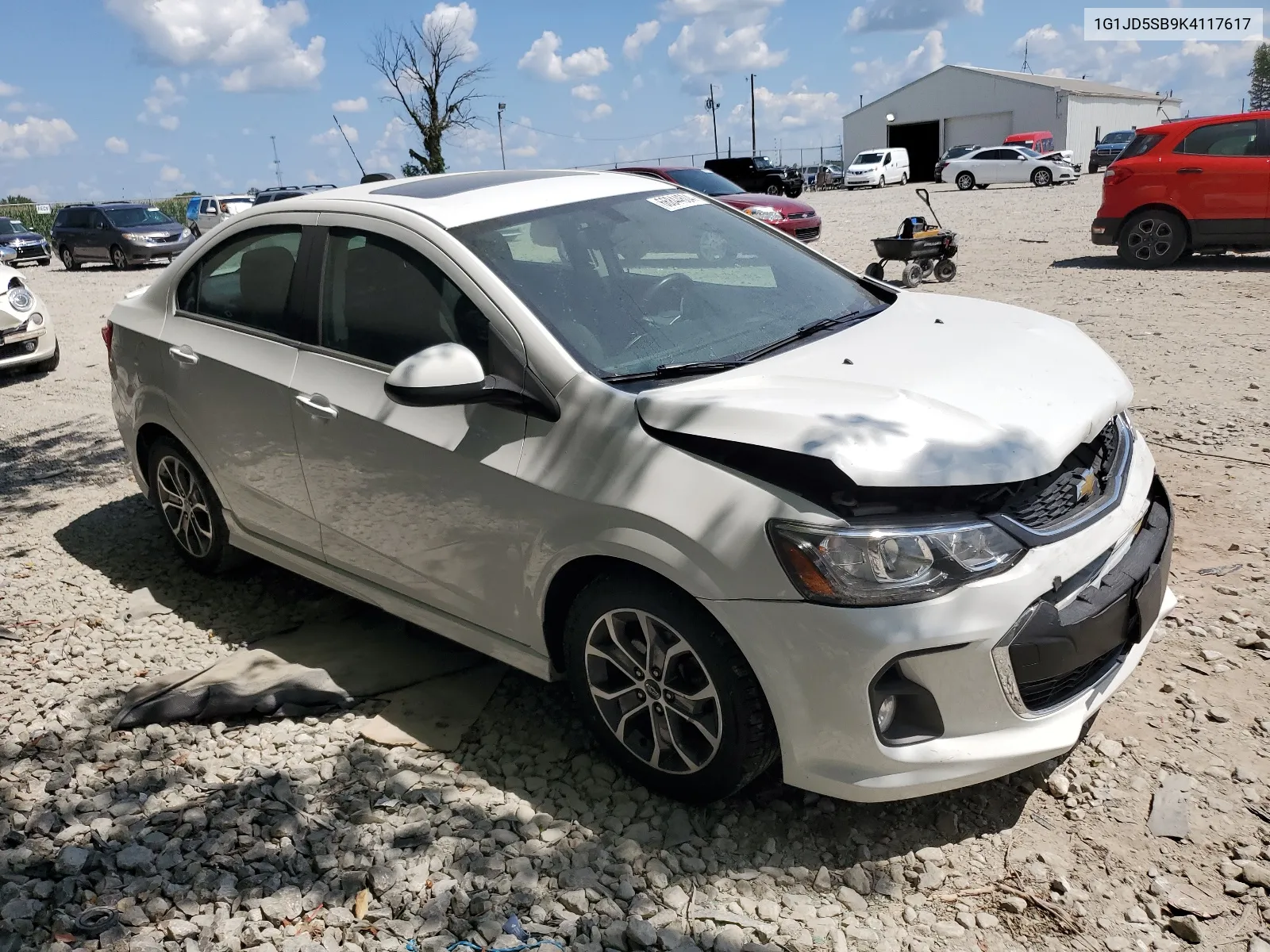 2019 Chevrolet Sonic Lt VIN: 1G1JD5SB9K4117617 Lot: 66844604